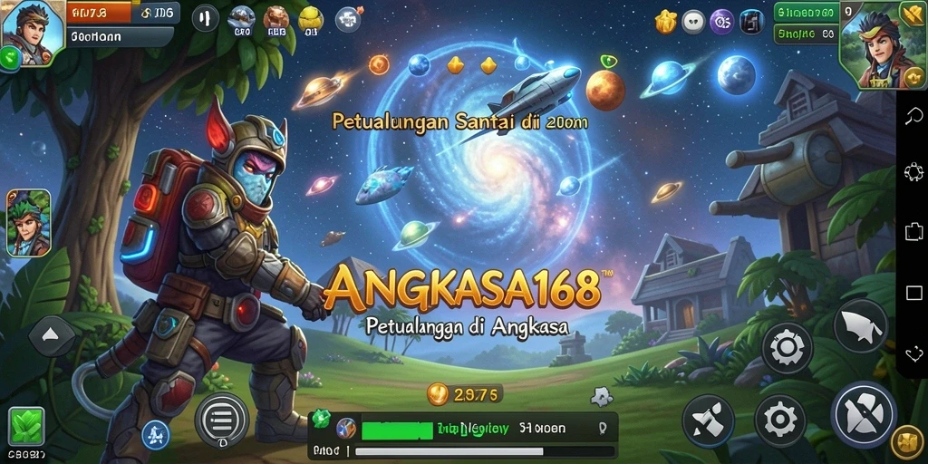Tampilan gameplay menarik dari ANGKASA168 yang menghibur.
