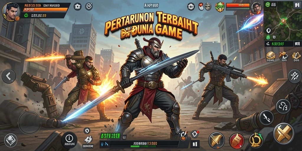 Tampilan gameplay API66 yang seru dan mendebarkan dalam pertarungan.