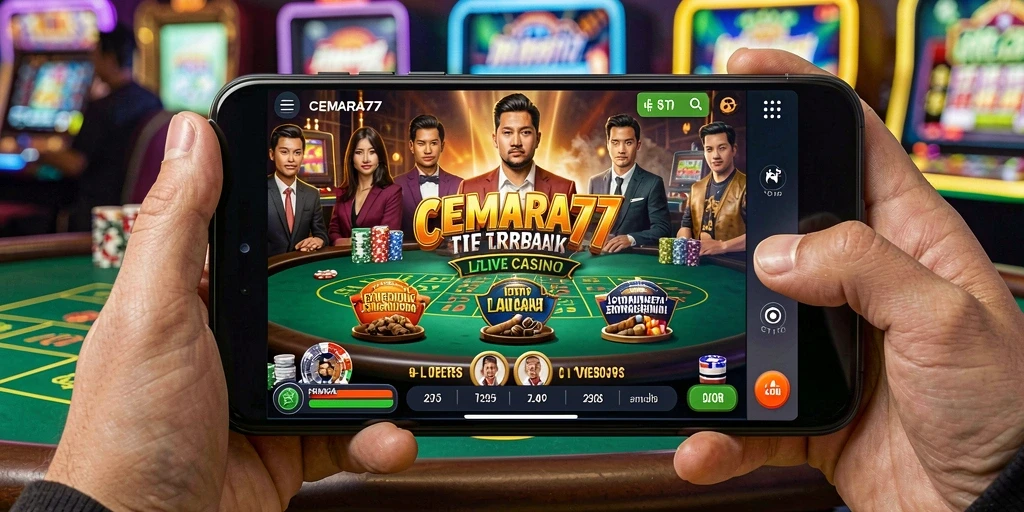 Tampilan gameplay langsung di CEMARA77 yang penuh aksi.