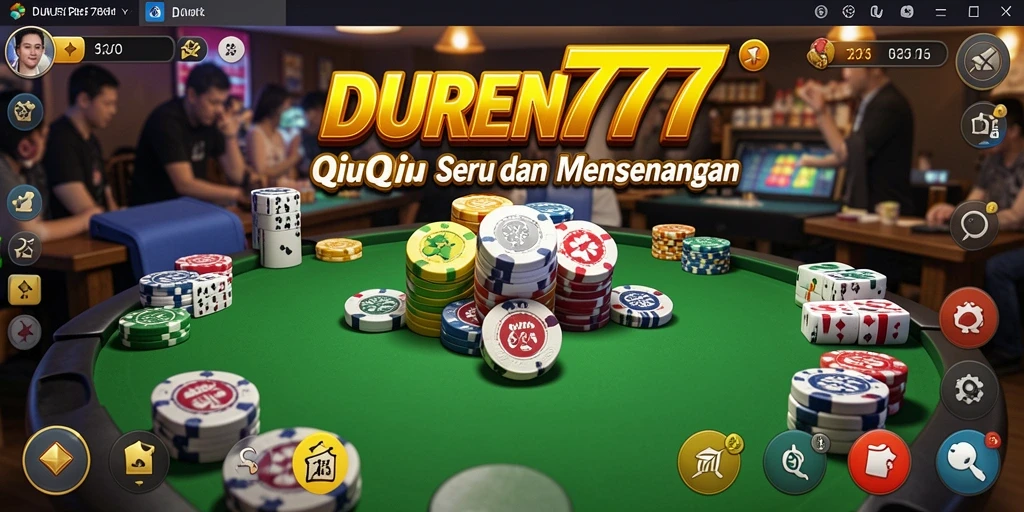 Tampilan gameplay seru dari DUREN777 yang penuh aksi QiuQiu.