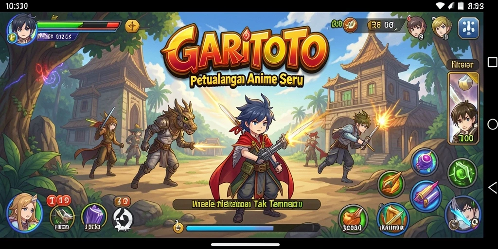 Tampilan luar biasa dari gameplay seru GARITOTO yang memikat hati para penggemar anime.