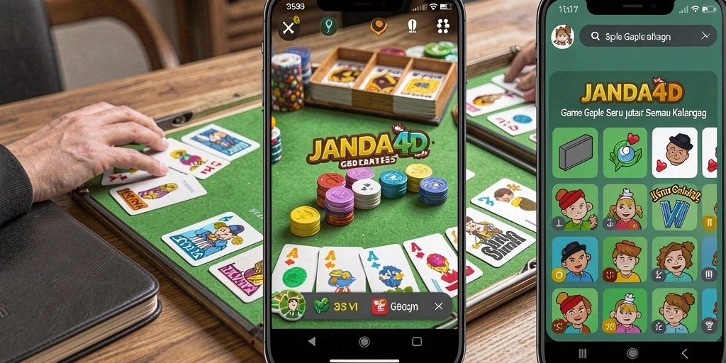 Gameplay seru JANDA4D yang memikat pemain Gaple.