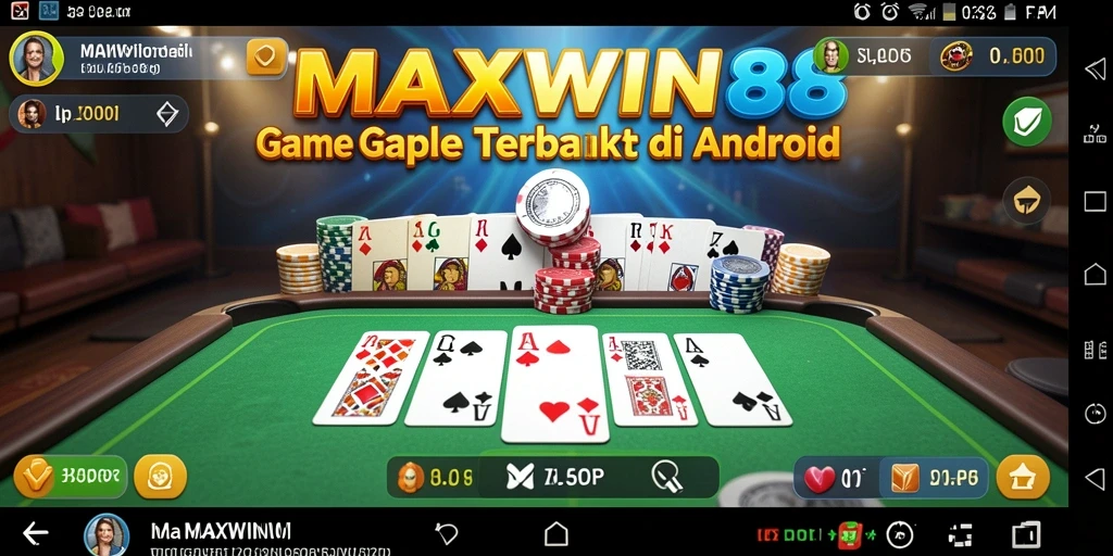 Menampilkan gameplay seru dari MAXWIN88 dengan pemain yang berinteraksi.