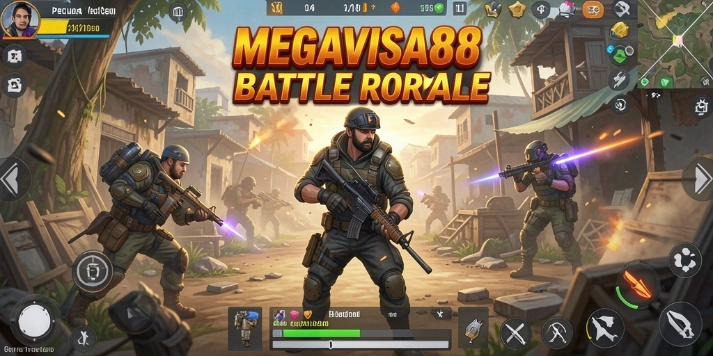 Screenshot utama MEGAVISA88 menampilkan pemain beraksi dalam pertempuran seru.