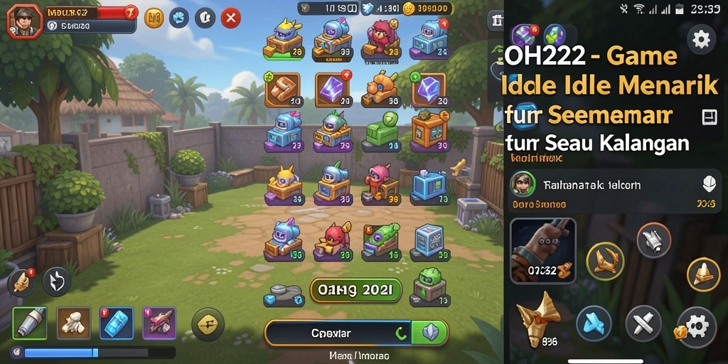 Gameplay OH222 yang menarik dan menghibur di kategori Idle.