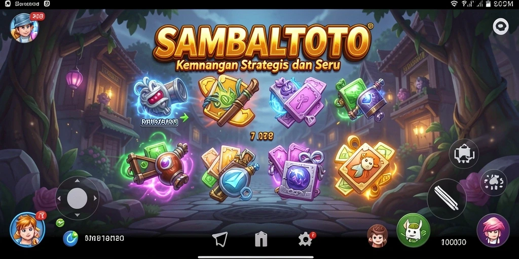 Tangkapan layar menampilkan aksi intens dalam gameplay SLG