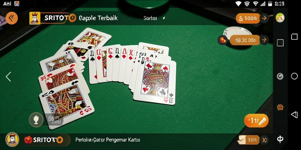 Gameplay seru SRITOTO, nikmati keseruan Gaple bersama teman.