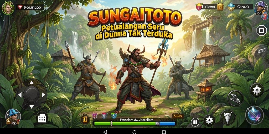 Tampilan gameplay SUNGAITOTO yang memukau dan penuh petualangan.